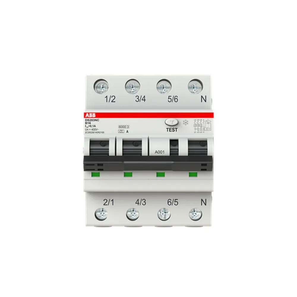 ABB FI/LS-Schalter A 16A/3+N 100mA