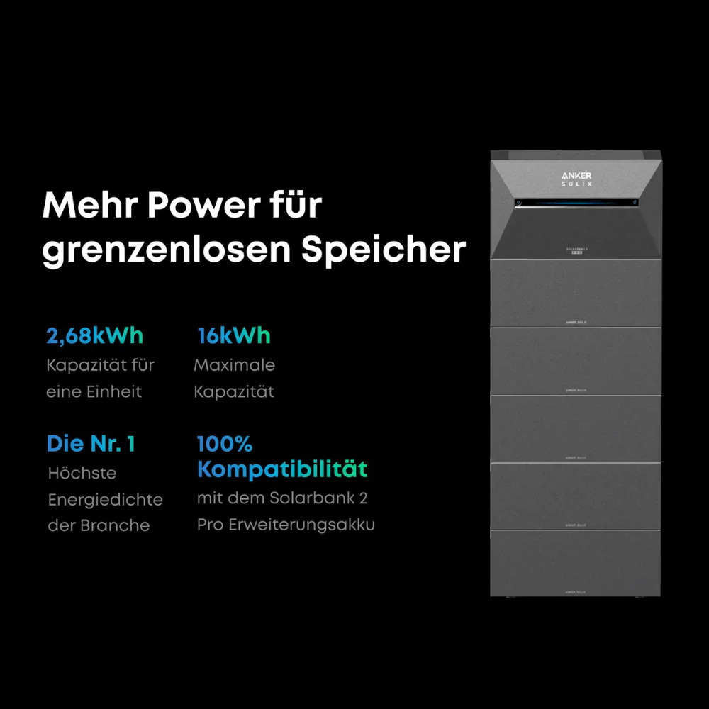 Anker SOLIX Solarstromspeicher Solarbank 3 E2700 Pro - Image 3