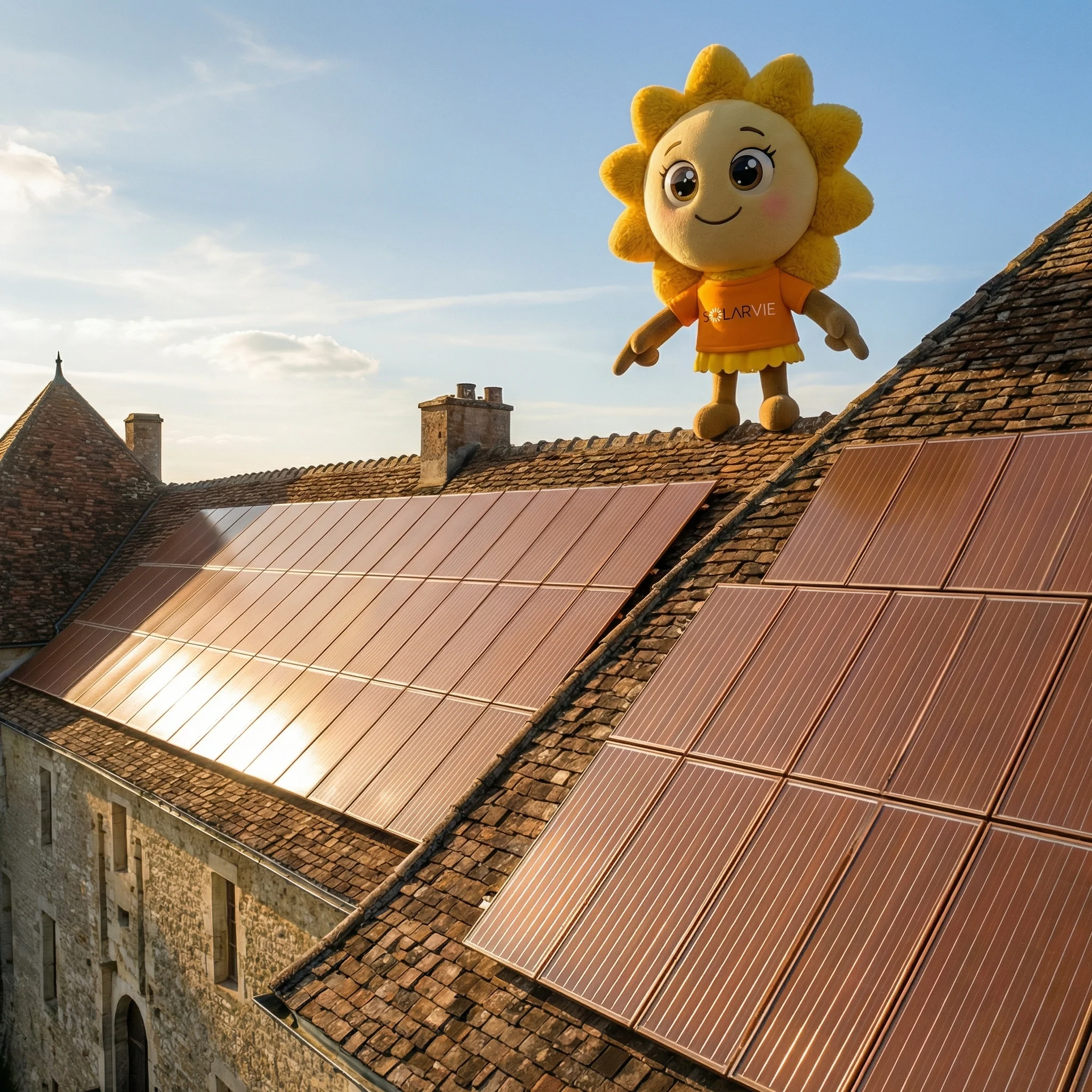 DAH Solar 400W terracotta Doppelglas (BRAUNES PV MODUL) - Image 3