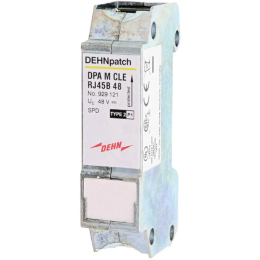 DEHN Überspannungsableiter DEHNpatch mit 2 RJ45-Buchsen