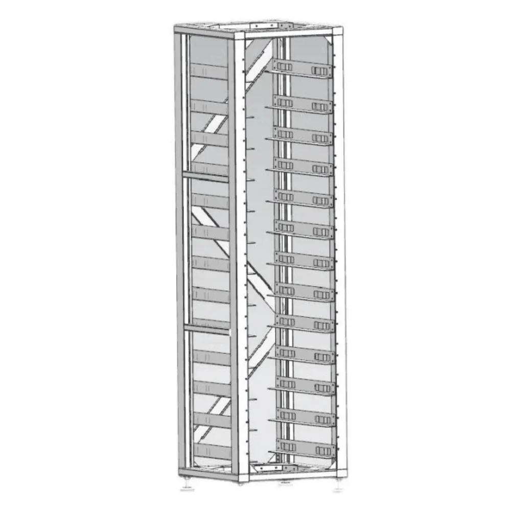 DEYE BOS-A-Rack14 - Standard 19inch rack (für 13 Batteriemodulen und 1 Hochvolt-Batteriespeicher-Cluster-Steuerbox)