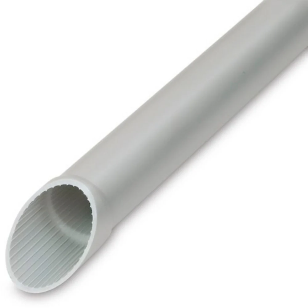 Dietzel PVC-Isolierrohr, Ø32mm, starr, leicht, gemufft, Turborillen 3 Meter