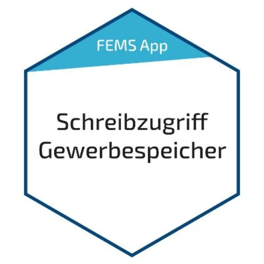 FENECON FEMS App Schreibzugriff Gewerbespeicher