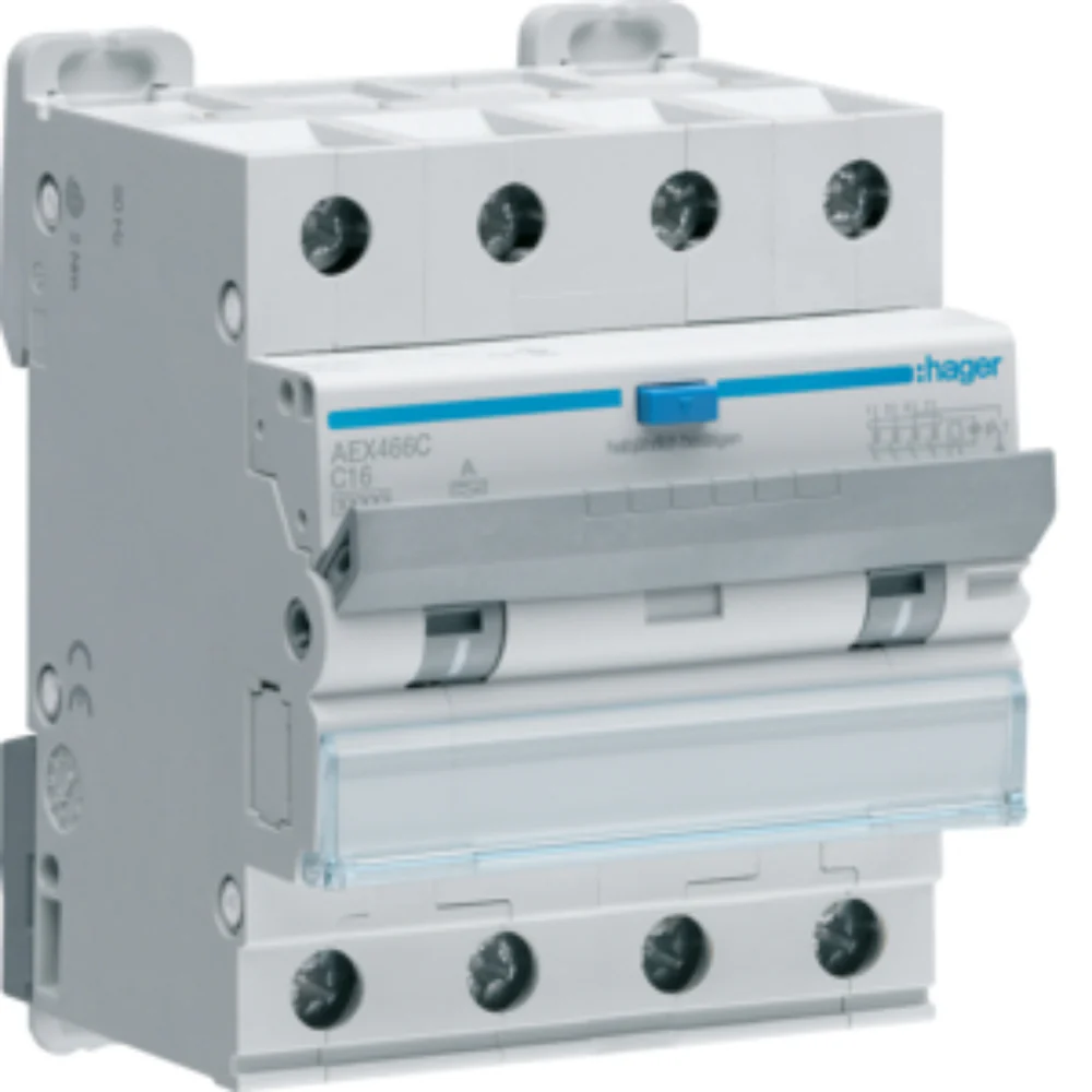 HAGER FI-LS 4P 10kA C-16A 100mA A