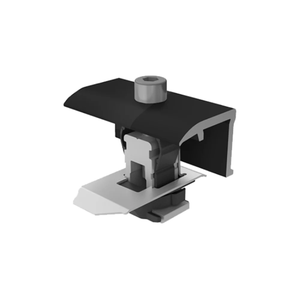 K2 Systems EC SET Clamp 25-40 BLACK Endklemme 25-40 mm, Schwarz eloxiert
