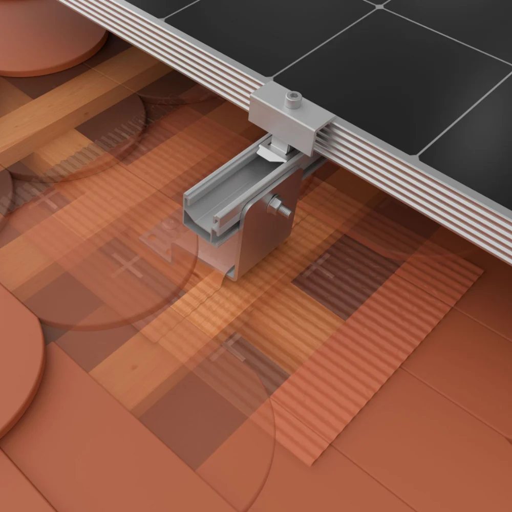 K2 Systems Metallabdeckung SingleHook FlatTile rot flexible Metallbahn mit Butylabdichtung - Image 2