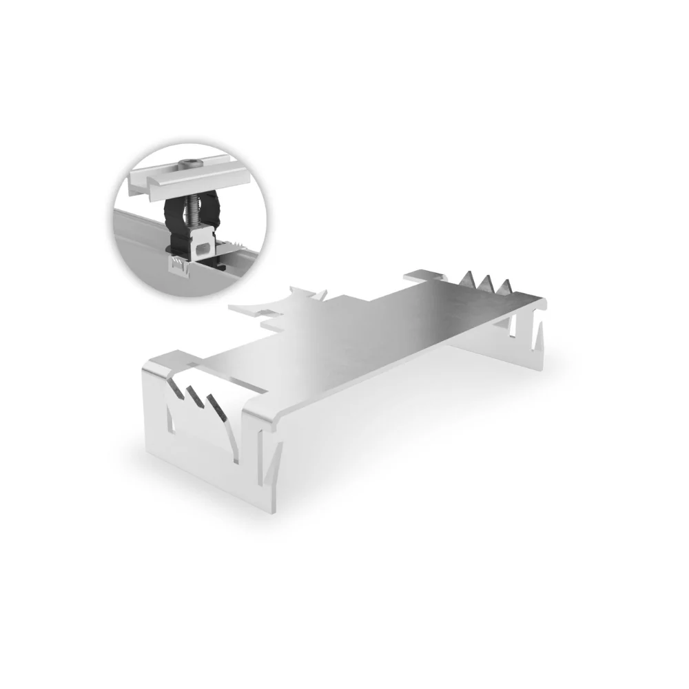 K2 Systems TerraGrif QL, Clip Potentialausgleich, alle K2 Systeme, Verwendung an Mittelklemme - Image 2