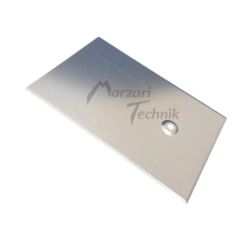 MARZARI Metallersatzplatte Schiefer f. Stockschr.25x38 cm RAL7021