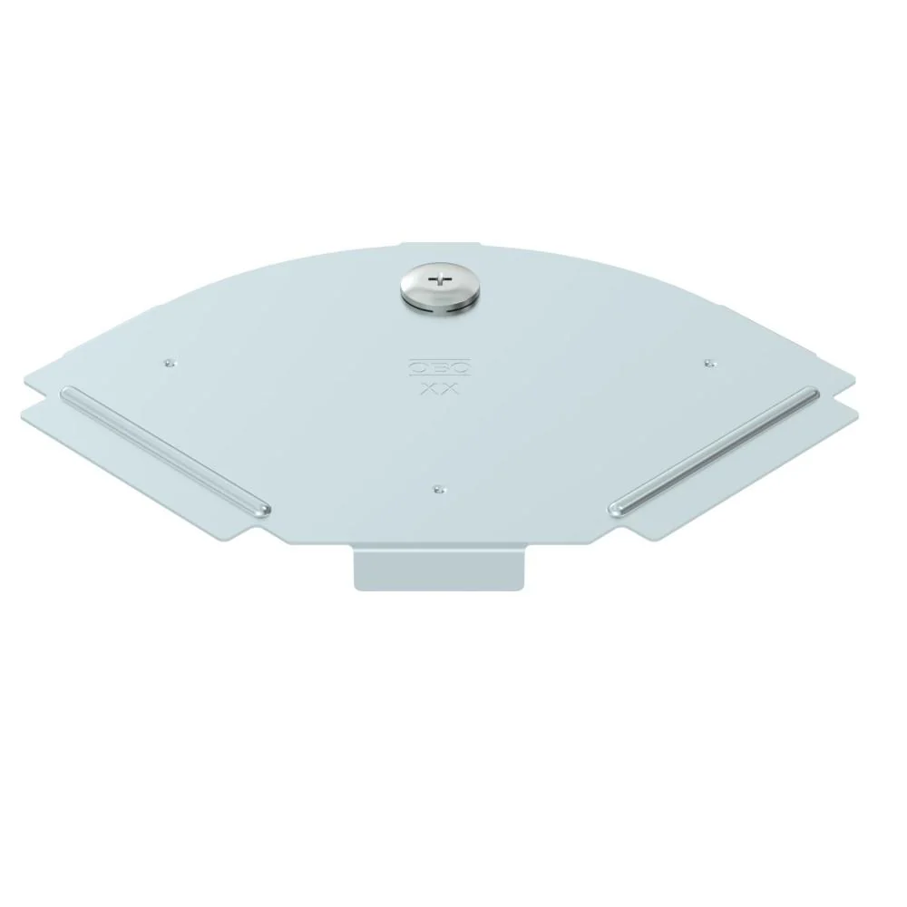 OBO BETTERMANN Deckel für 90°-Bogen B100mm Stahl bandverzinkt