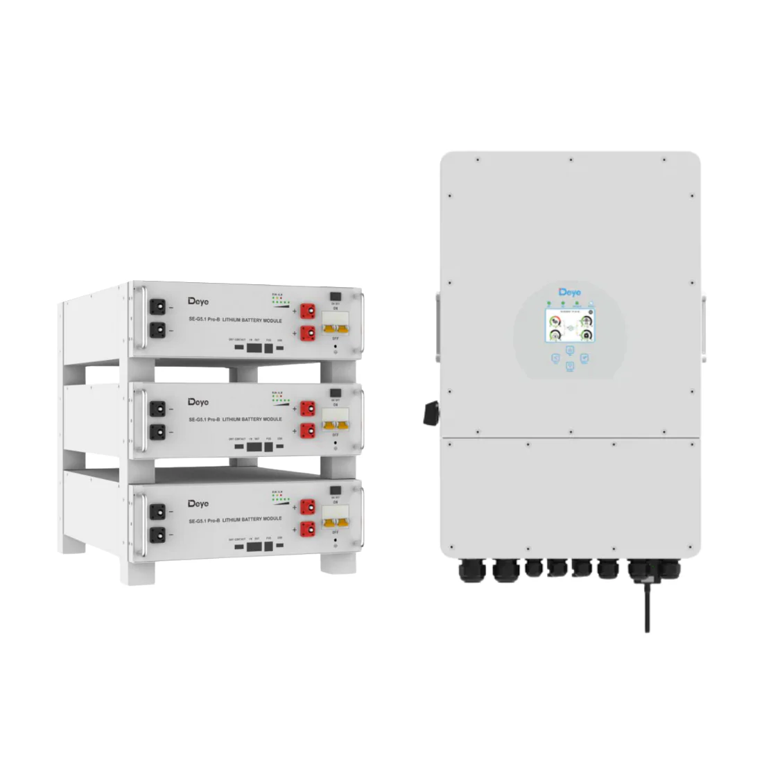 Off-grid set 10 kWh SUN-10K-SG05LP3-EU + SE-G5.1-Pro-B 15 kW Speicher