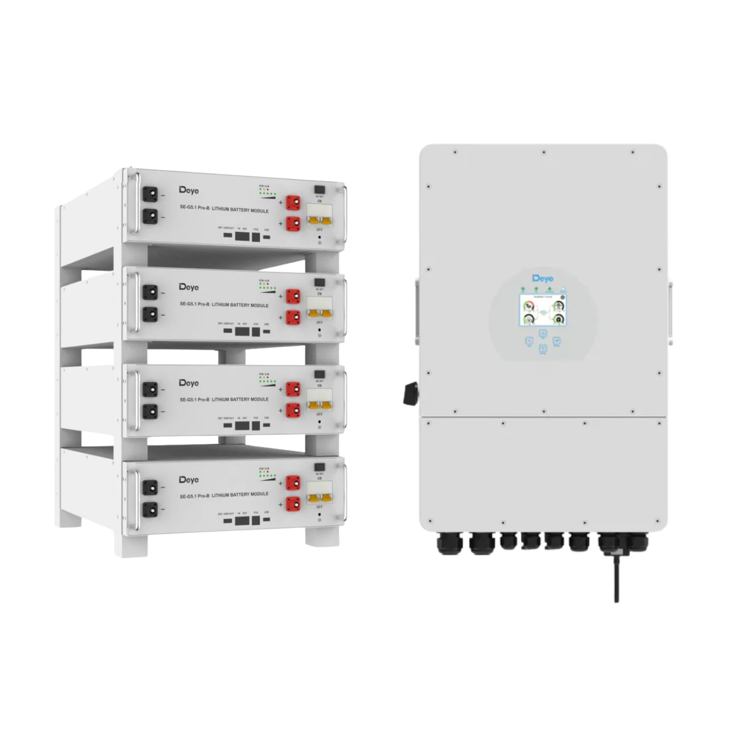 Off-grid set 12 kWh SUN-12K-SG04LP3-EU + SE-G5.1-Pro-B 20 kW Speicher