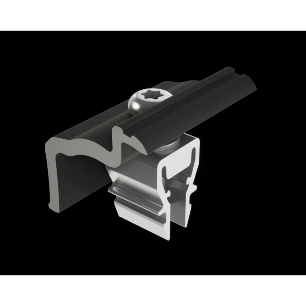 PREFA PREVARIO Endklemme 28-37 mm, schwarz eloxiert