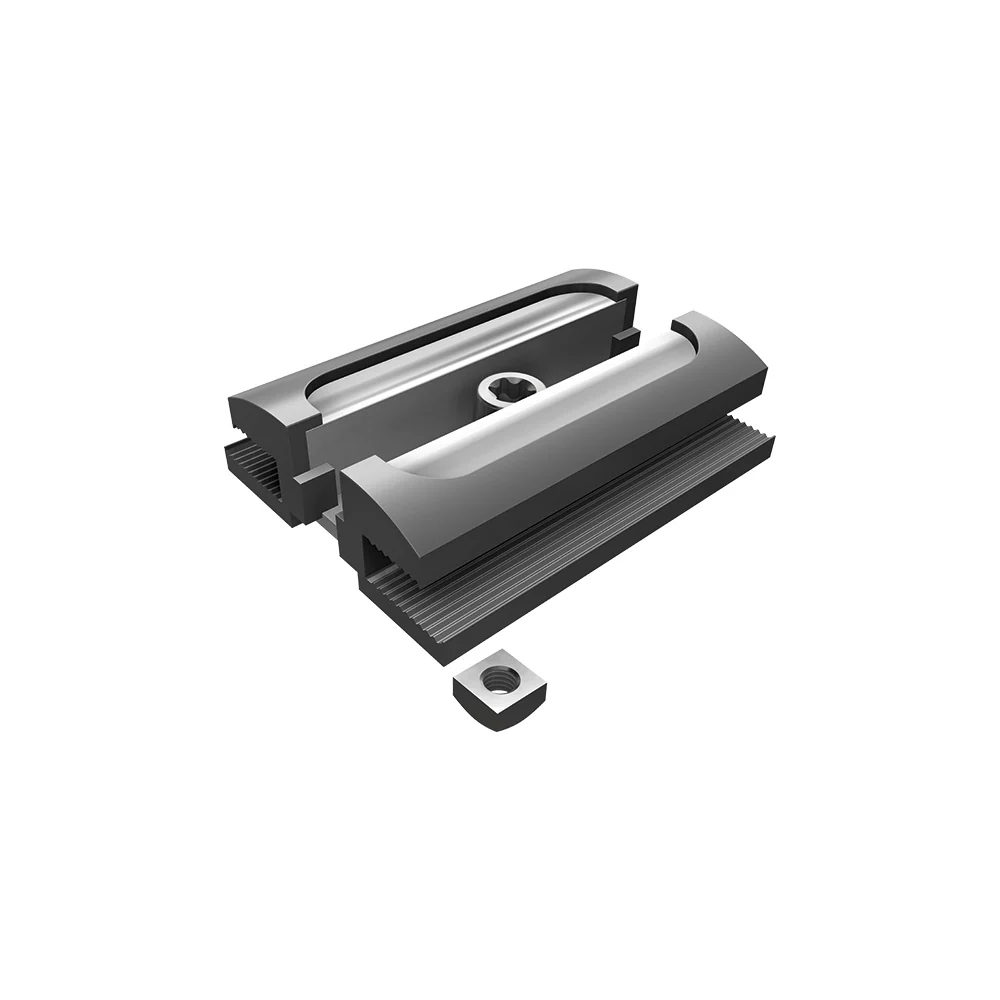 SL Rack Laminat-Mittelklemme, für rahmenlose Dünnschichtmodule mit einer Dicke von 6,8 mm