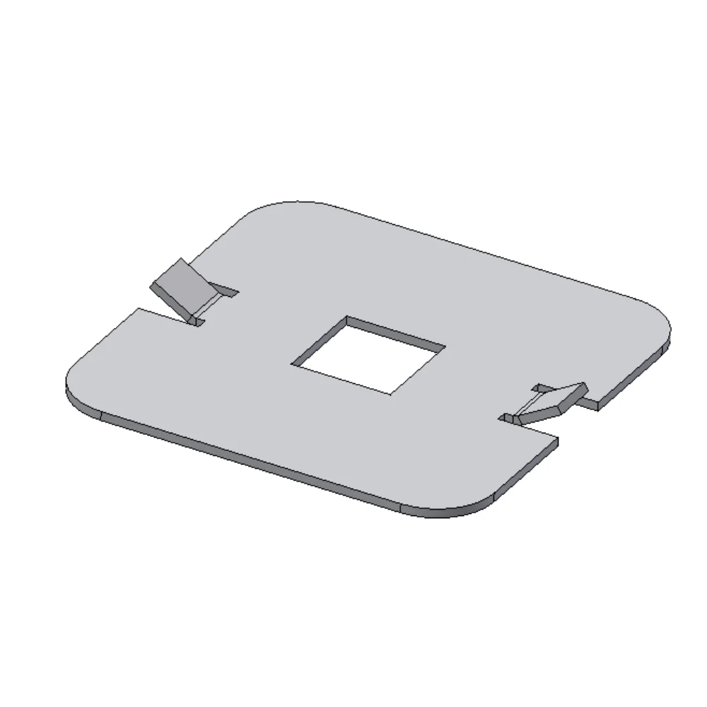 SL Rack Unterlegblech für Klemme, zur Vergrößerung der Auflagefläche unter dem Solarmodul