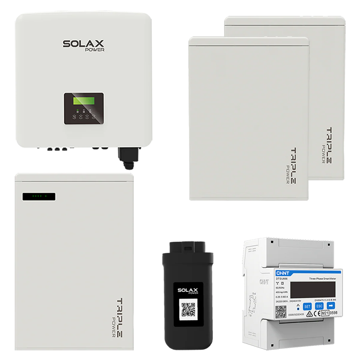 SolaX X3 G4 5kW Hybridwechselrichter mit T58 (11,5 kWh - 23 kWh) Speicher und Smartmeter Solarspeicher Set - Image 3