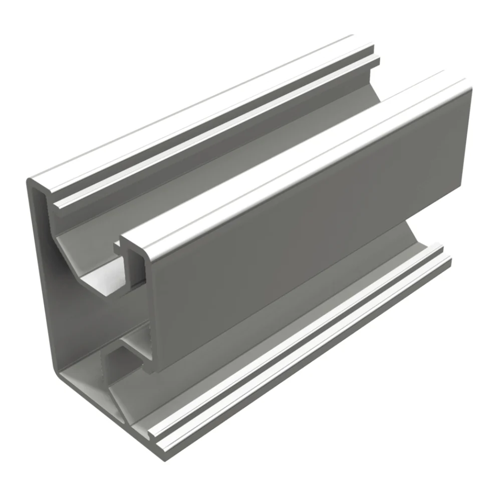 Varista Montageschiene 5540, Länge 4,35 m, Aluminium grau